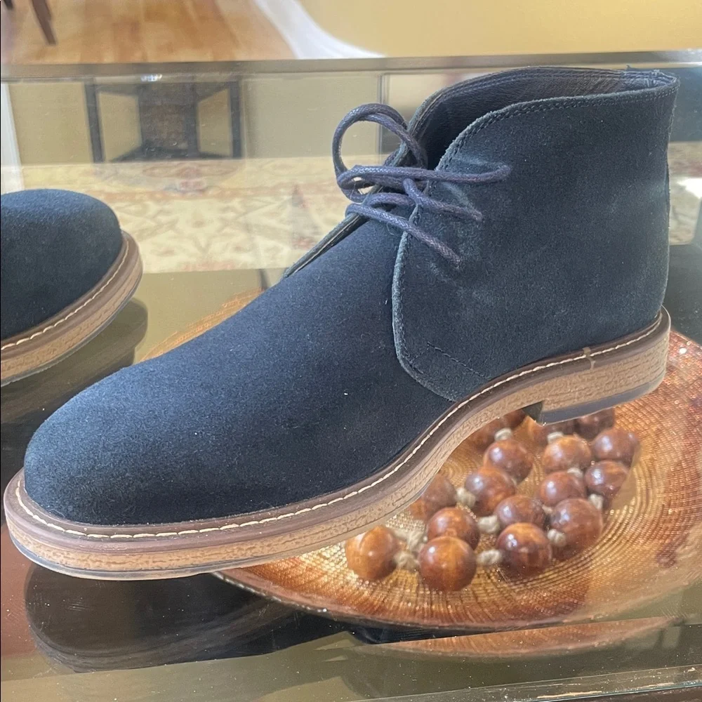 Joseph Abboud Men's Blue Suede Chukka Boots Size 9.5